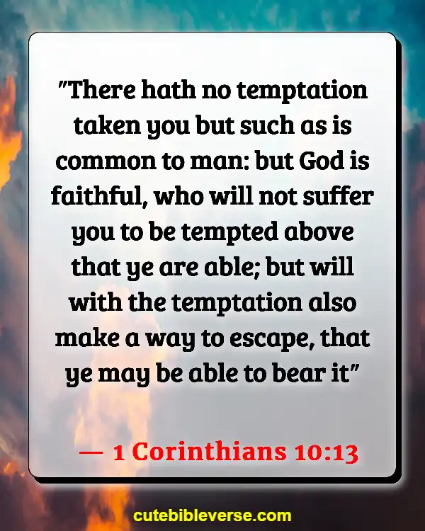 Bible Verses About Cheating And Lying (1 Corinthians 10:13)