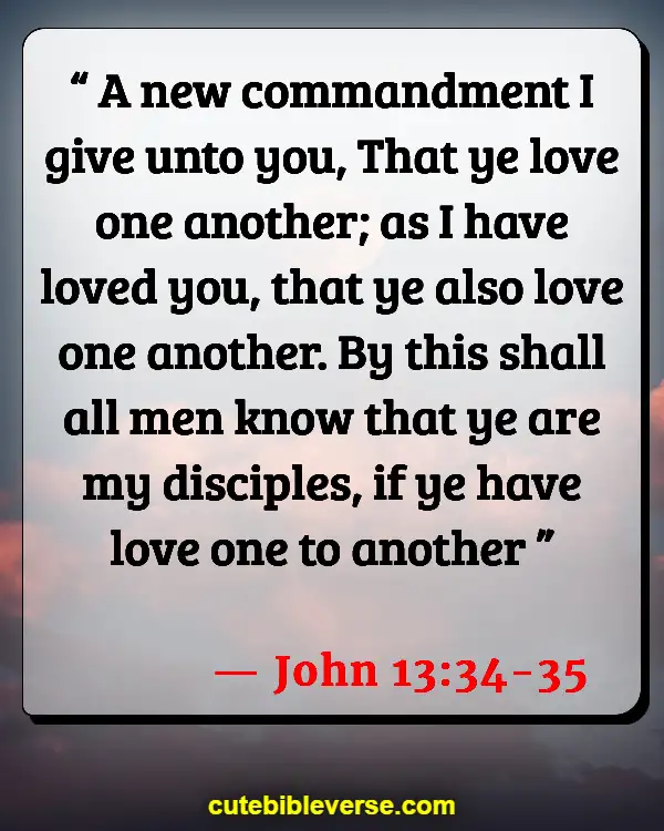Bible Verse About Being Set Apart From The World (John 13:34-35)