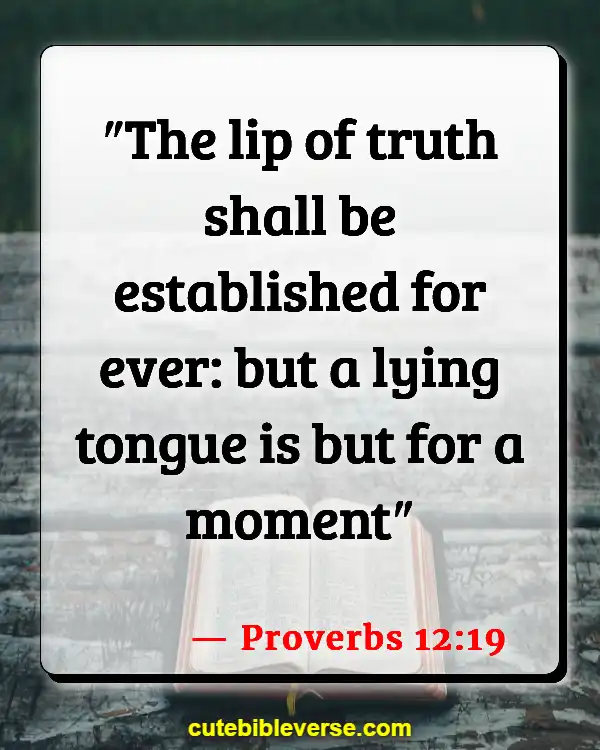 Bible Verses About Liars Going To Hell (Proverbs 12:19)