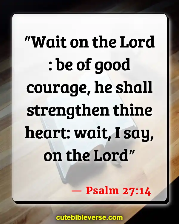 Bible Verse About Hope For The Future (Psalm 27:14)