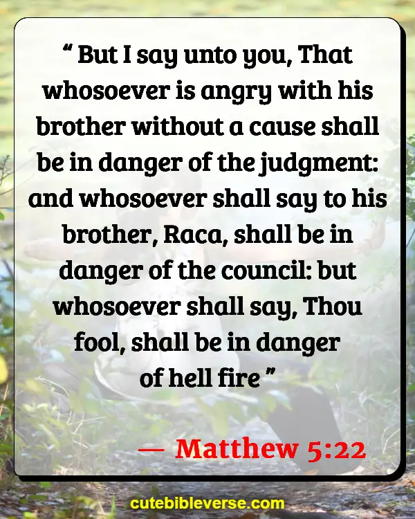 Bible Verses About Hell Being Eternal (Matthew 5:22)