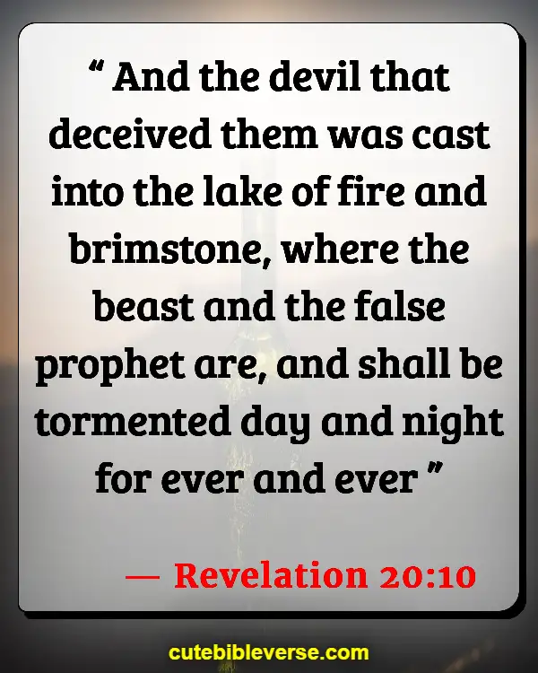 Bible Verses About Hell Being Eternal (Revelation 20:10)