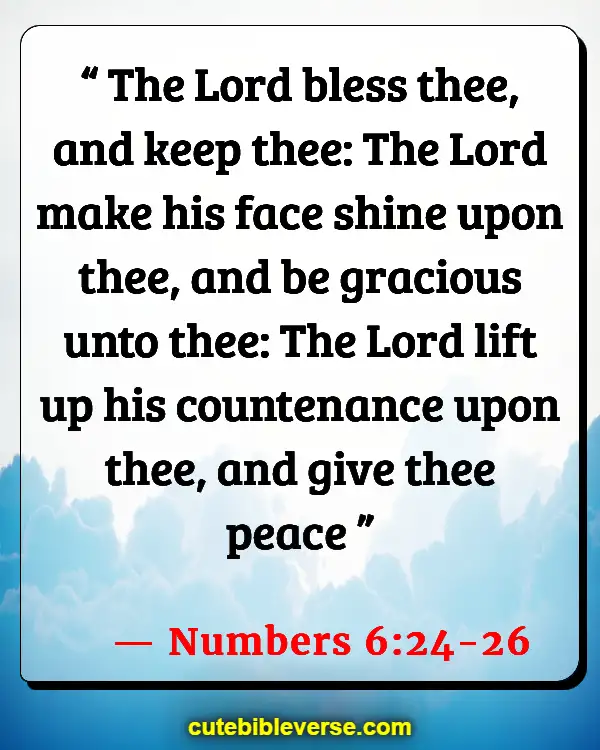Bible Verses About Peace In The Presence Of God (Numbers 6:24-26)