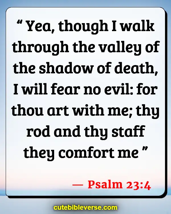Bible Verses About Peace In The Presence Of God (Psalm 23:4)