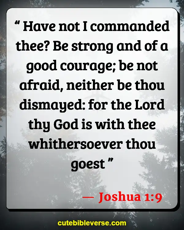 Bible Verses For Be A Warrior Not A Worrier (Joshua 1:9)