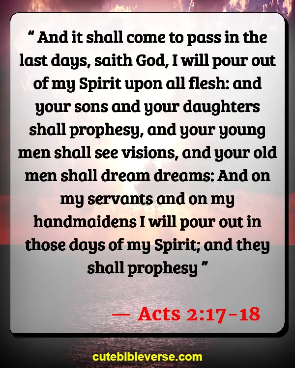 Bible Verses For Revival And Spiritual Awakening (Acts 2:17-18)