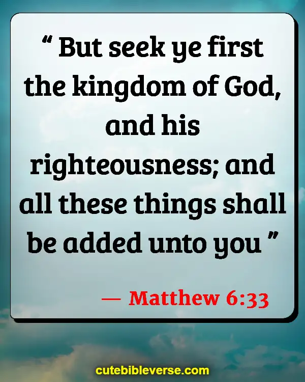 Bible Verses For Revival And Spiritual Awakening (Matthew 6:33)