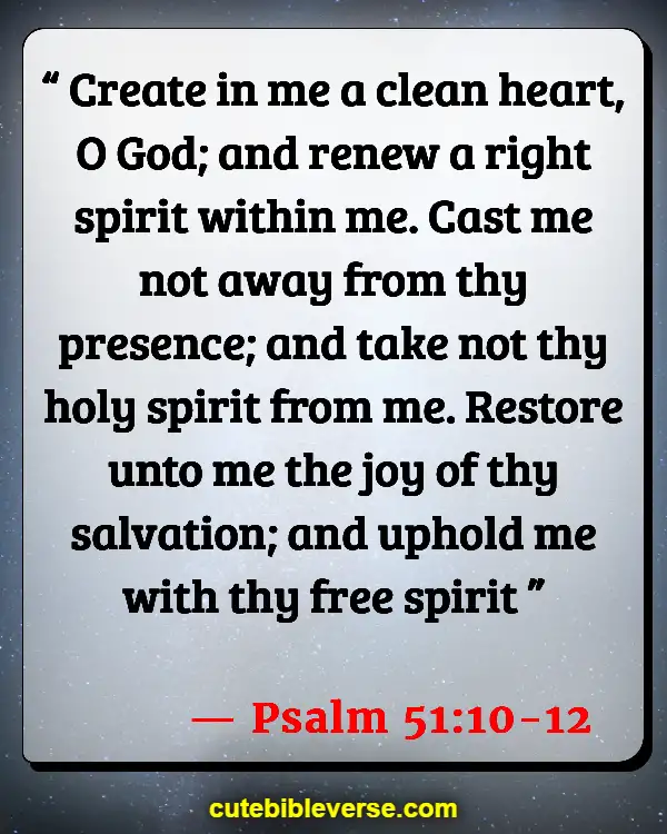 Bible Verses For Revival And Spiritual Awakening (Psalm 51:10-12)