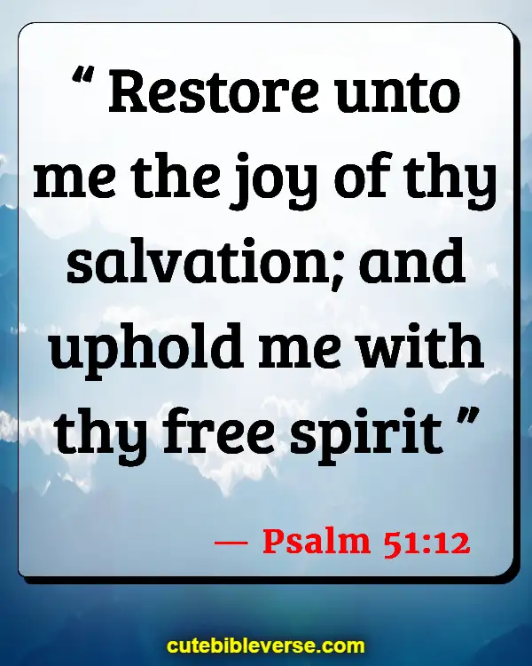 Bible Verses For Revival And Spiritual Awakening (Psalm 51:12)