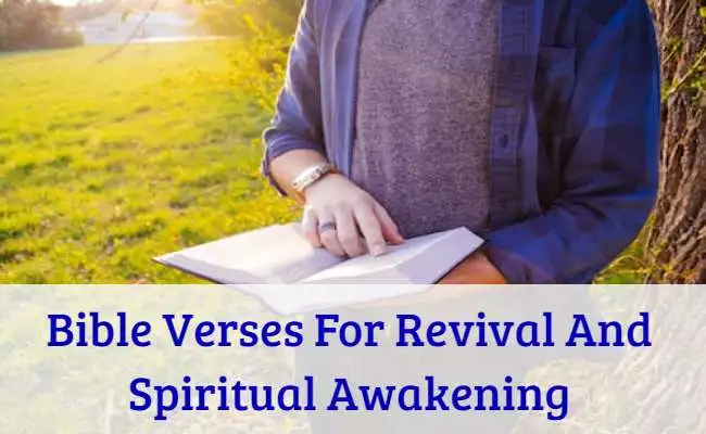 Bible Verses For Revival And Spiritual Awakening