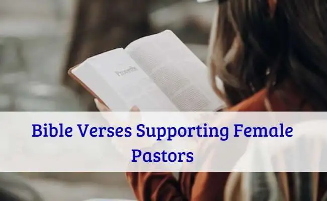 Bible Verses Supporting Female Pastors