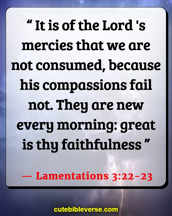 Encouraging Bible Scriptures When Going Through Trials (Lamentations 3:22-23)